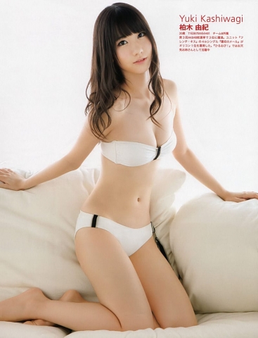 Yuki Kashiwagi, whose beauty of body we are glued to038