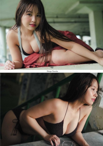 Yuzuha Hongo moist bikini002