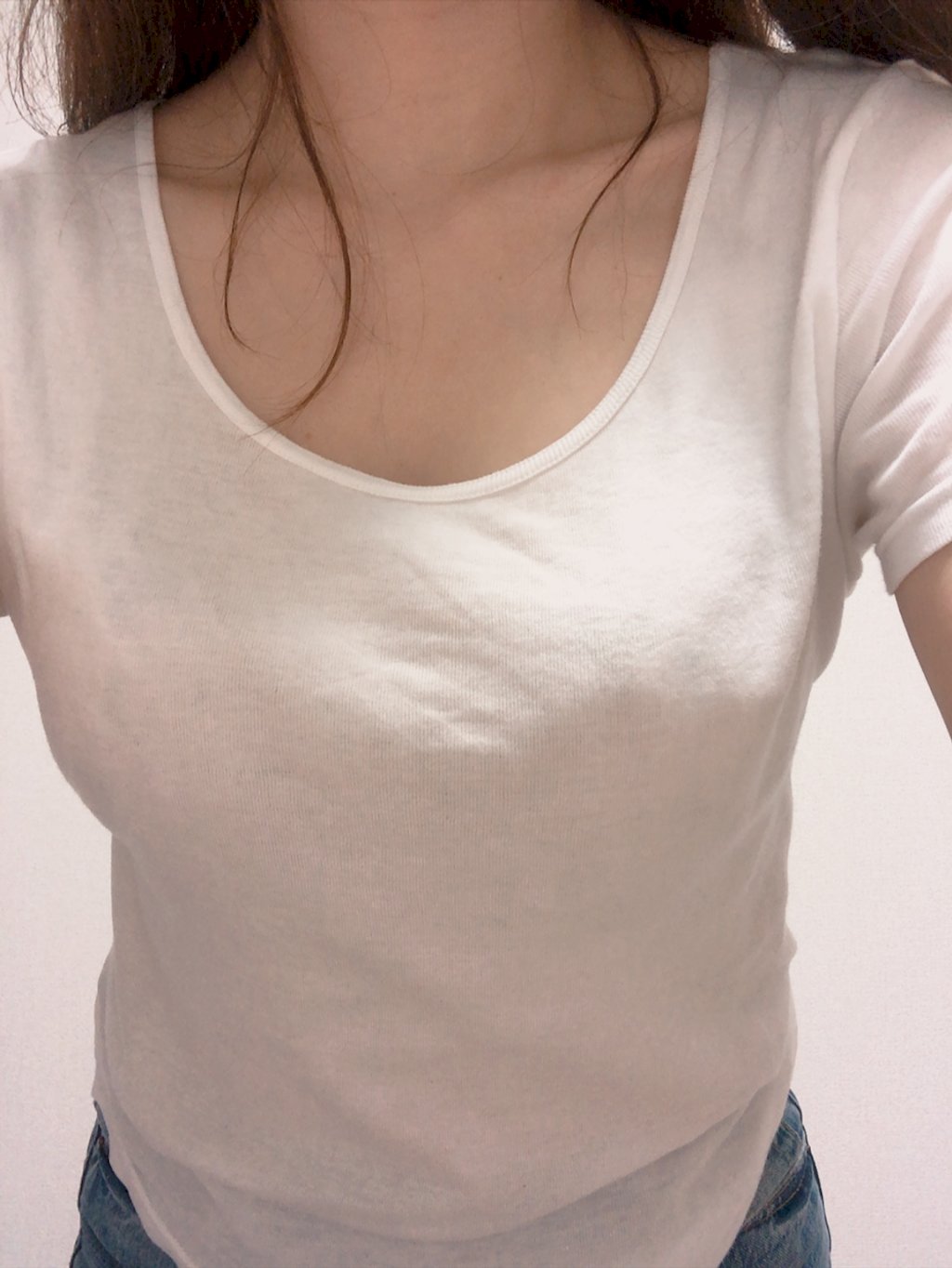 ５日洗いません！白Tシャツ♡｜加奈
