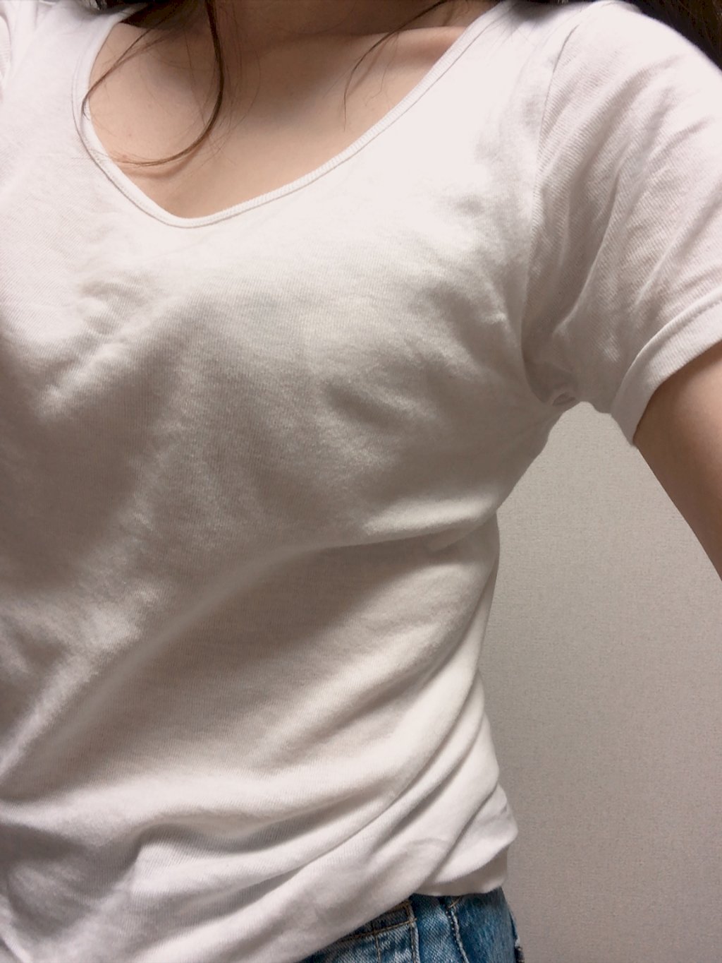 ５日洗いません！白Tシャツ♡｜加奈